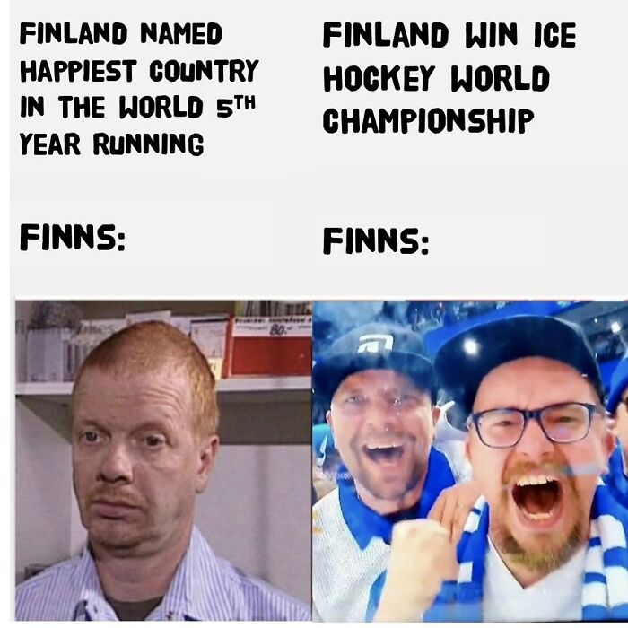 Proof There Are Different Types Of Happiness 😀🏆🇫🇮