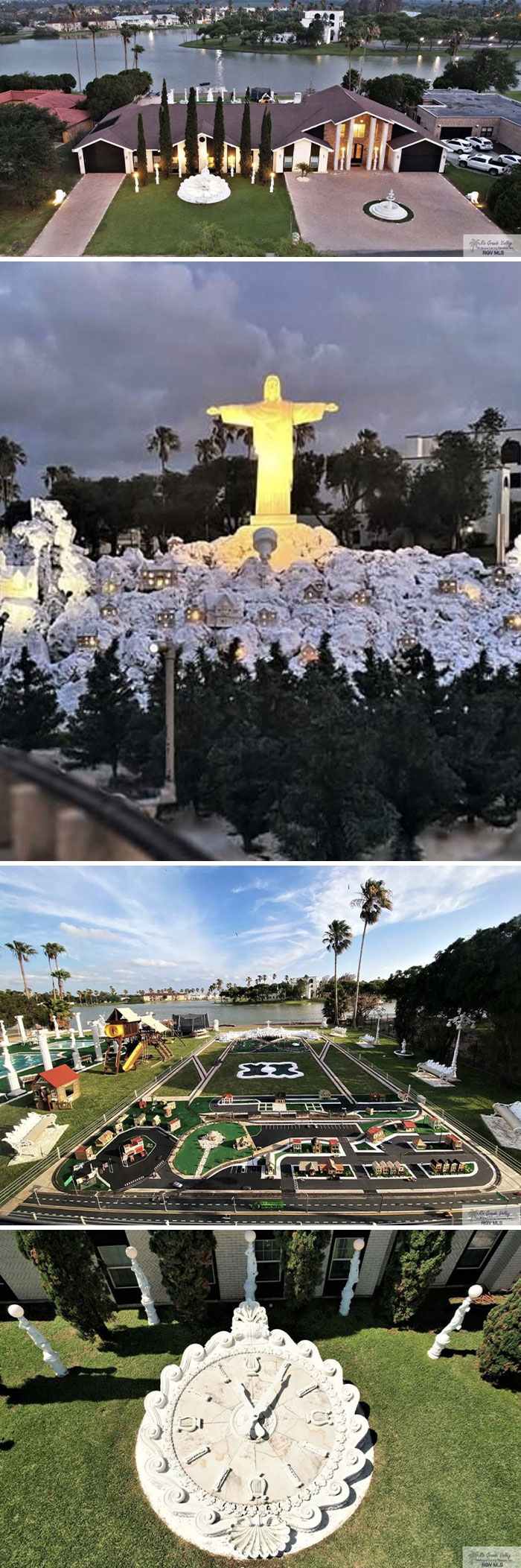 $1 Mil In Texas Buys You 8 Bedrooms, 10 Bathrooms, And A Scale Replica Of Christ The Redeemer