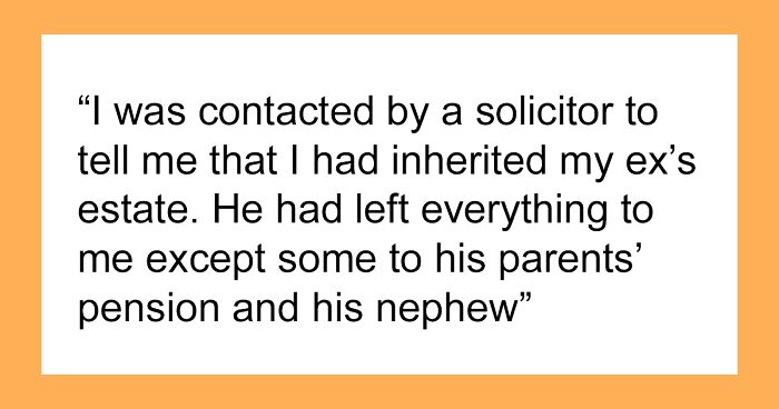 Woman Gets A $700k Inheritance And A Letter From Her Ex, His Pregnant Wife Demands The Money