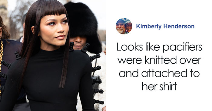 Zendaya’s Schiaparelli Paris Fashion Week Show Look Sparks Funny Comparisons