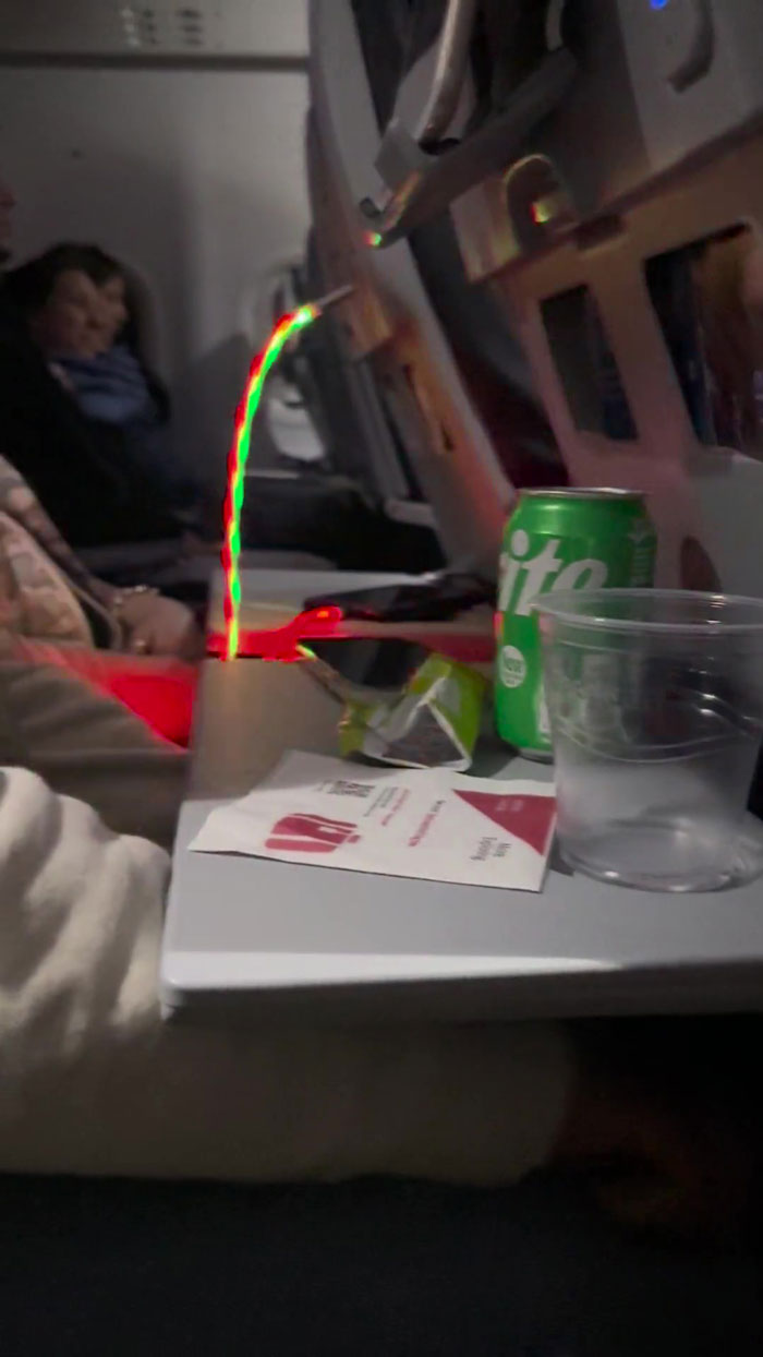Woman Labeled Obnoxious For Using Flashy Charger That Caused A Disturbance On Overnight Flight