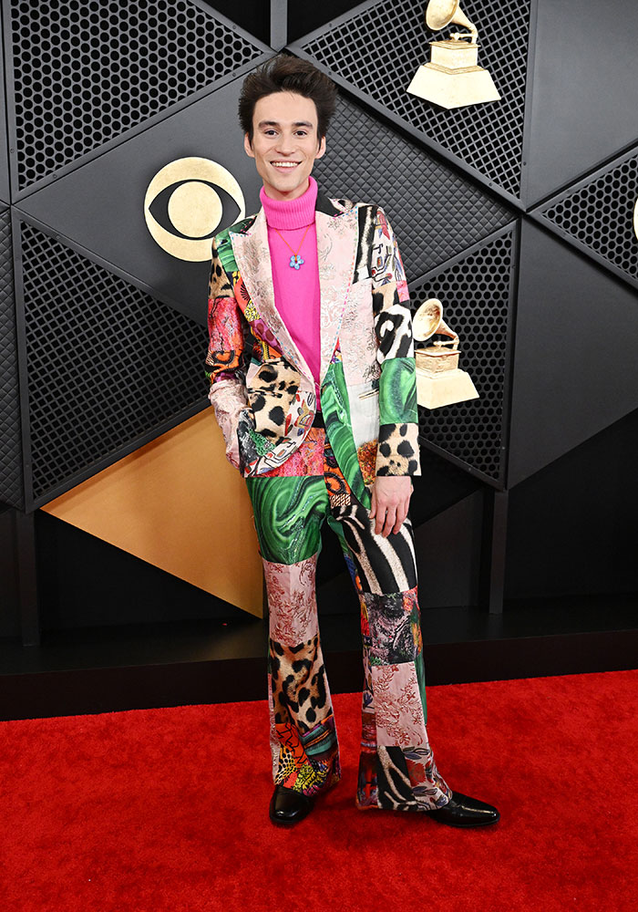 Jacob Collier In A Colorful Patchwork Suit