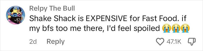 “You Dressed For Shake Shack”: Woman Slams Date For Restaurant Choice, But Internet Defends Him “You Dressed For Shake Shack”: Woman Slams Date For Restaurant Choice, But Internet Defends Him