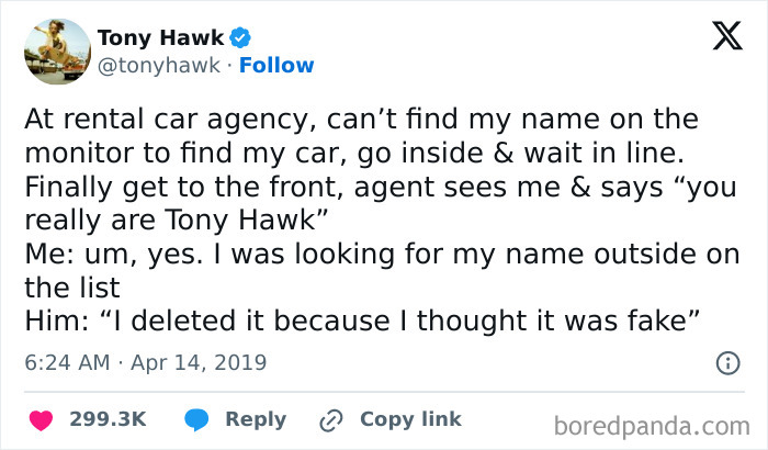 Tony Hawk Problems