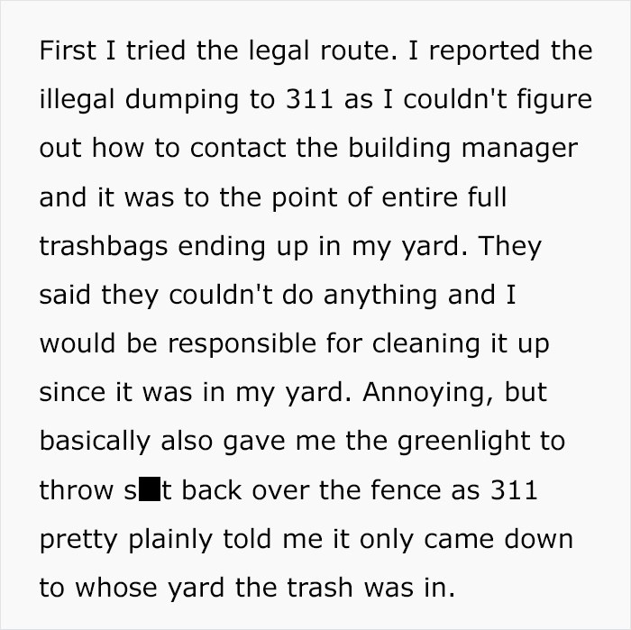 Home Owner Runs Out Of Legal Options To Stop Neighbors Trashing Their Yard, Takes Genius Revenge Home Owner Runs Out Of Legal Options To Stop Neighbors Trashing Their Yard, Takes Genius Revenge