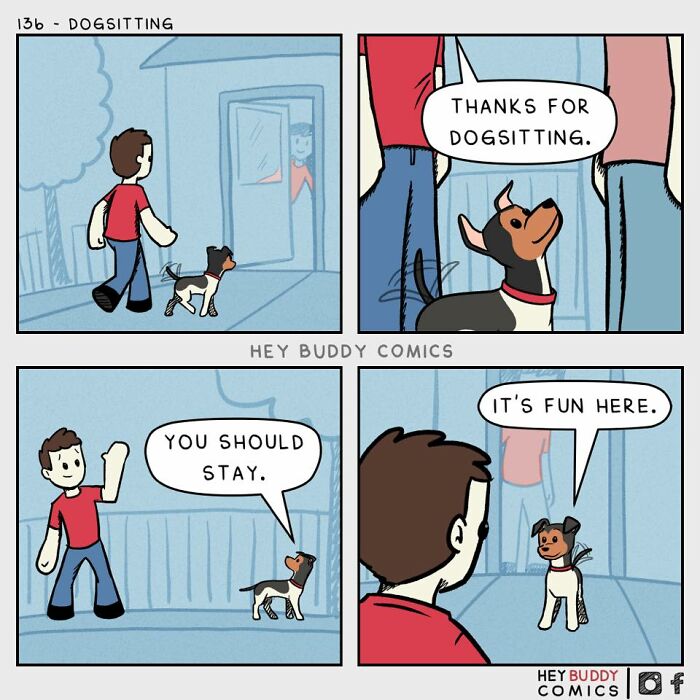 30 Heartwarming Comics That This Artist Created Inspired By His Dog (New Pics)