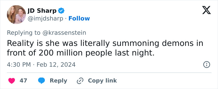 People Actually Think Ice Spice Was Making “Demonic” Gestures At The Super Bowl People Actually Think Ice Spice Was Making “Demonic” Gestures At The Super Bowl