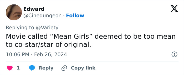 2024 Mean Girls Forced To Remove Joke After Lindsay Lohan Is Left “Very Hurt And Disappointed” 2024 Mean Girls Forced To Remove Joke After Lindsay Lohan Is Left “Very Hurt And Disappointed”