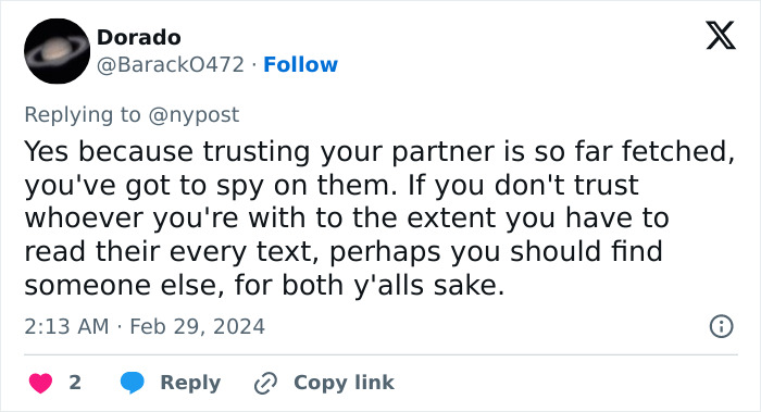 “I Know What You’re Doing”: Woman Shares Way She Spies On Partner, Sparks Outrage Online