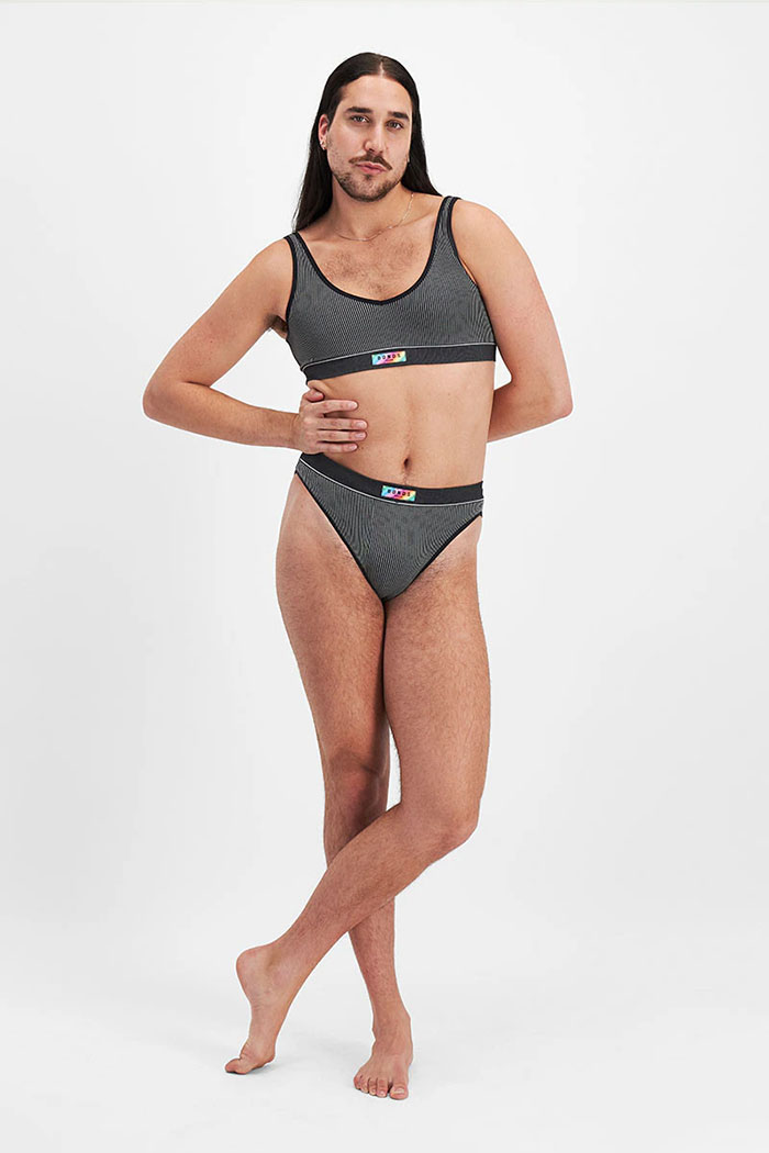 Australian Brand Bonds Rocked By Criticism Over Non-Binary Model In Women’s Bikini