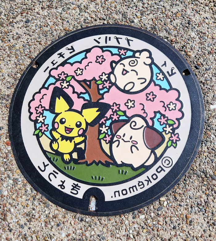 Manhole Cover In Kyoto, Japan