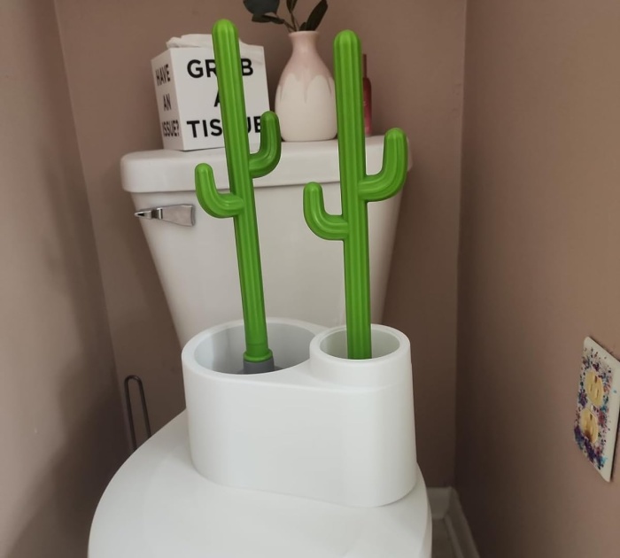 Don’t Let Your Toilet Be A Thorn In Your Side: Get The Cactus Plunger And Brush Set