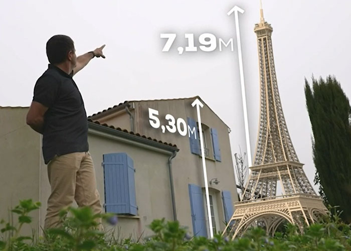 “Big Disillusion”: Man Responds After His 23ft Eiffel Tower Made Of Matches Is Disqualified From Record “Big Disillusion”: Man Responds After His 23ft Eiffel Tower Made Of Matches Is Disqualified From Record