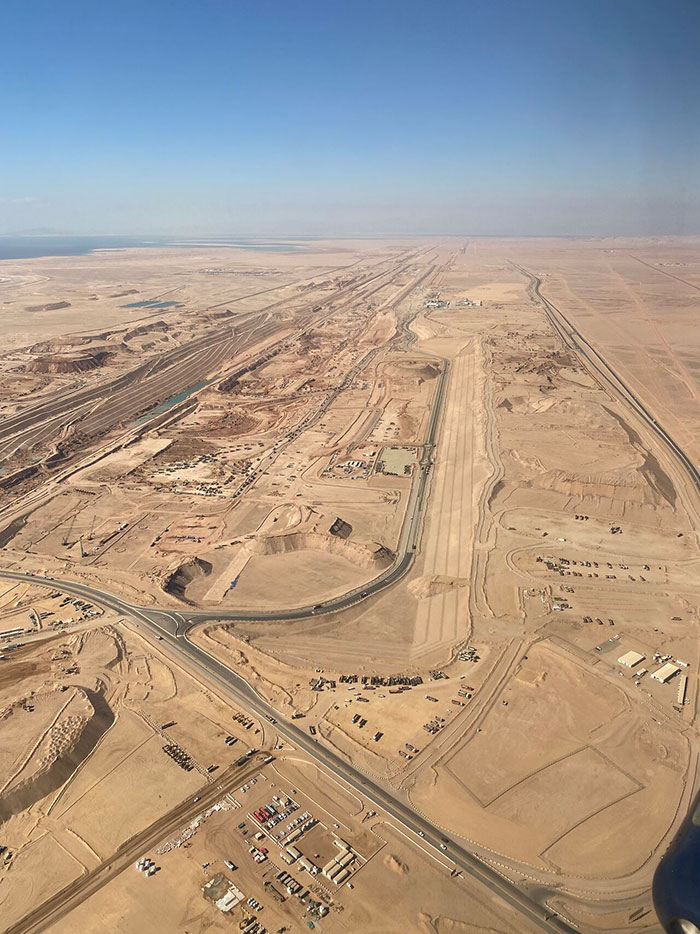 New Aerial Footage Unveils Saudi Arabia’s Dystopian $1 Trillion Project “The Line”