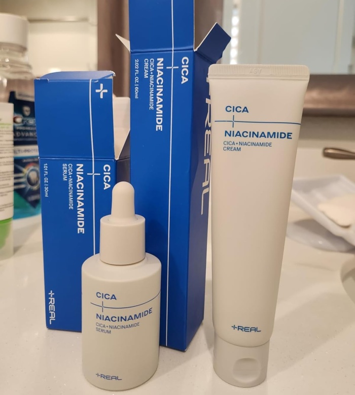 Achieve A Healthy Glow With Plusreal Cica + Niacinamide Serum 