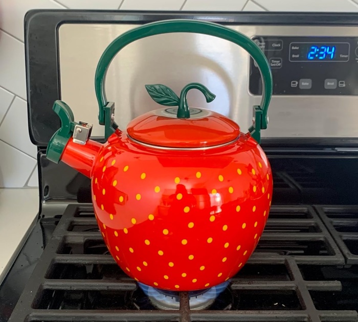A Berry Cute Kettle: This Whistling Tea Kettle For Stove Top Will Make You Smile