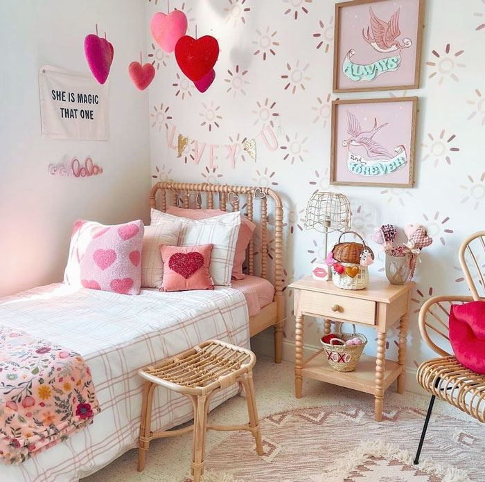 I Decorated My Kid's Room For Valentine's Day
