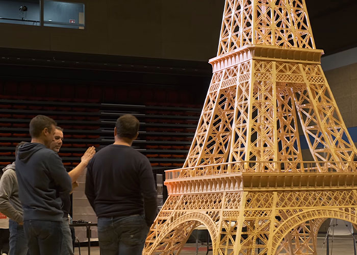 “Big Disillusion”: Man Responds After His 23ft Eiffel Tower Made Of Matches Is Disqualified From Record