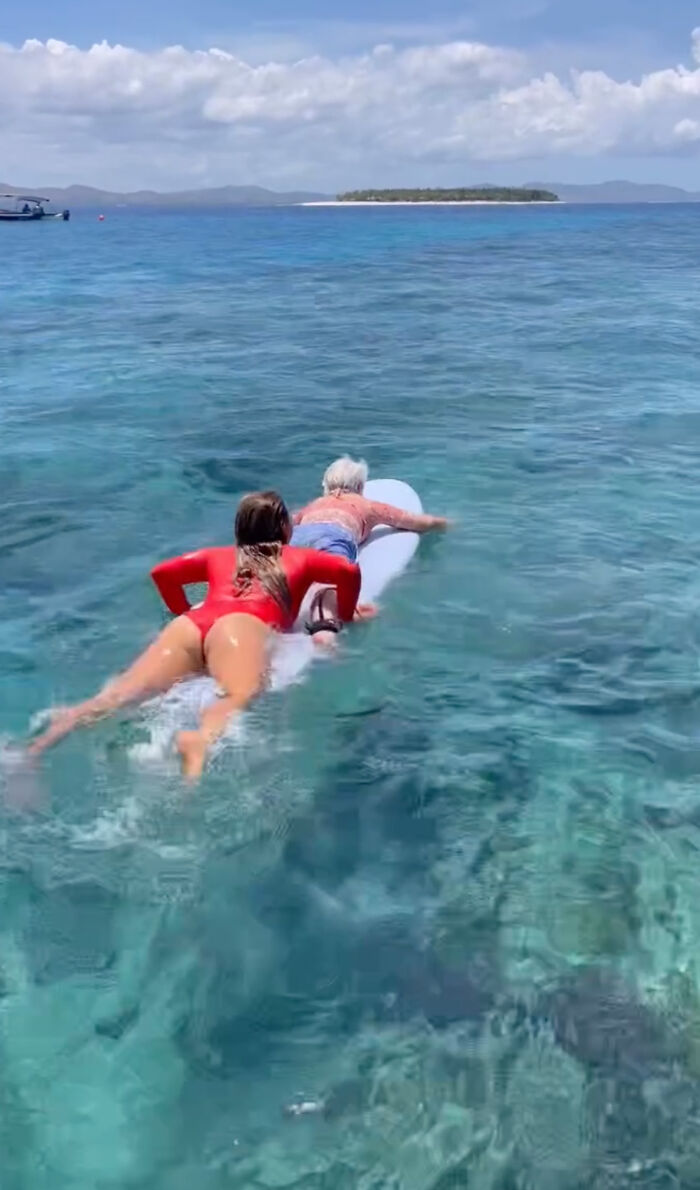 Never Too Late: 80-Year-Old Grandma Inspires Millions With A Video Of Her Surfing