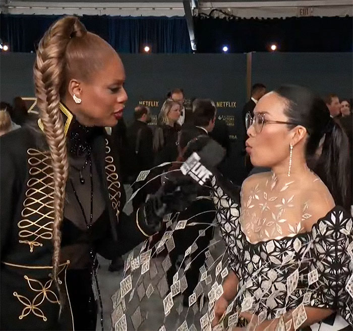 Ali Wong’s Dress For The 2024 SAGs Should Have Won Its Own Award