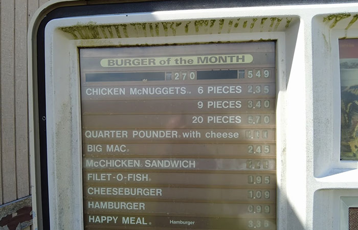 Gen-Z Amazed By The ’90s Menu Prices Of A McDonald’s Found On Abandoned Island