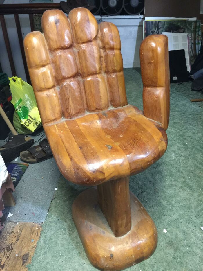 A Chair I Carved In 11th Grade 1976