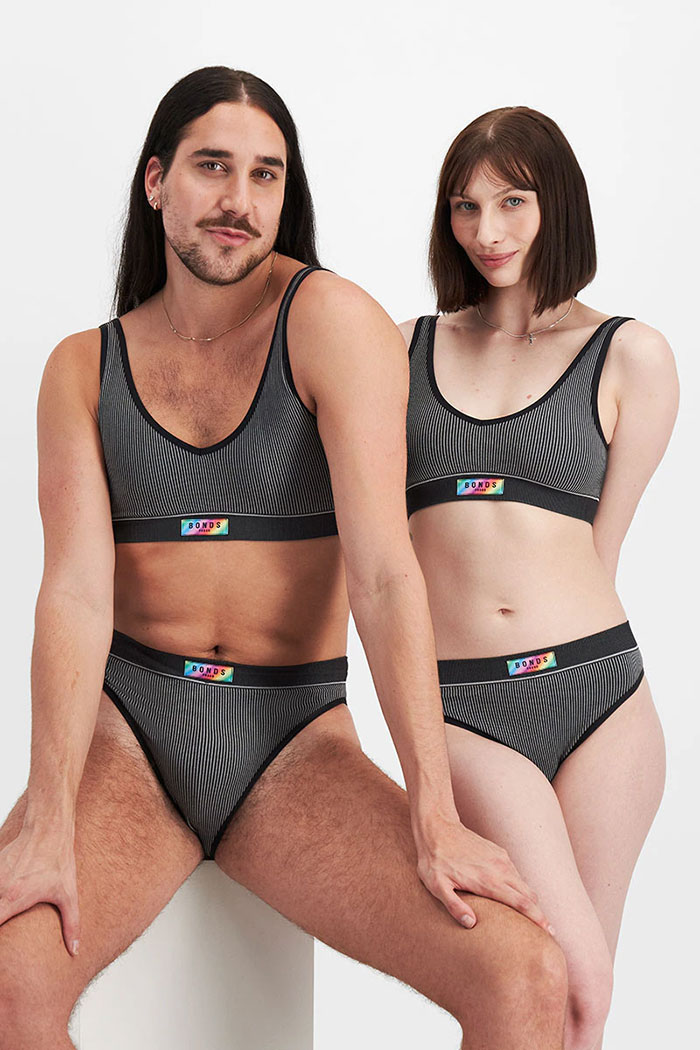 Aussie Brand “Bonds” Features Non-Binary Model In New Bikini