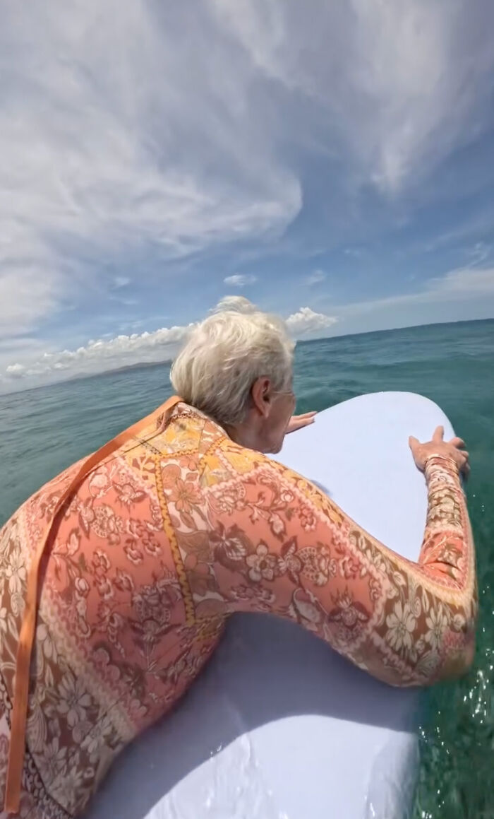 Never Too Late: 80-Year-Old Grandma Inspires Millions With A Video Of Her Surfing