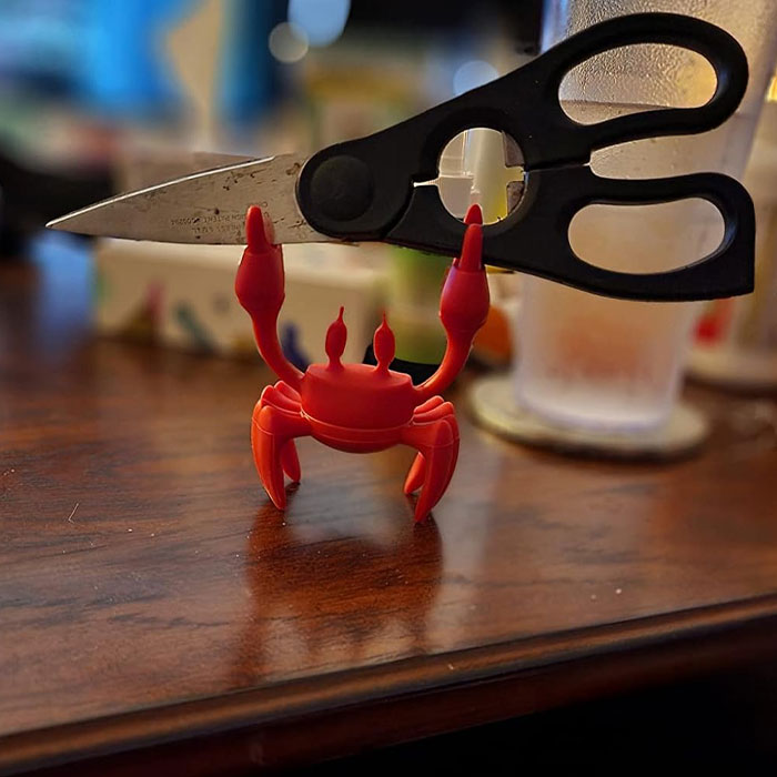 Add A Splash Of Whimsy To Your Kitchen With OTOTO Red The Crab Silicone Utensil Rest: A Practical And Playful Spoon Rest For Stovetops