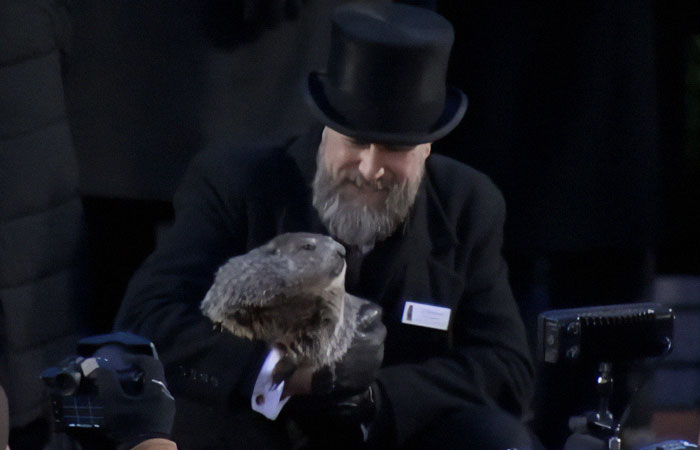 Crowd Witnesses Historic Groundhog Day As Punxsutawney Phil Doesn’t See His Shadow