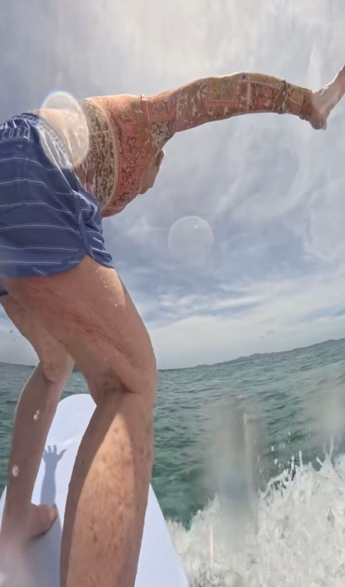 Never Too Late: 80-Year-Old Grandma Inspires Millions With A Video Of Her Surfing
