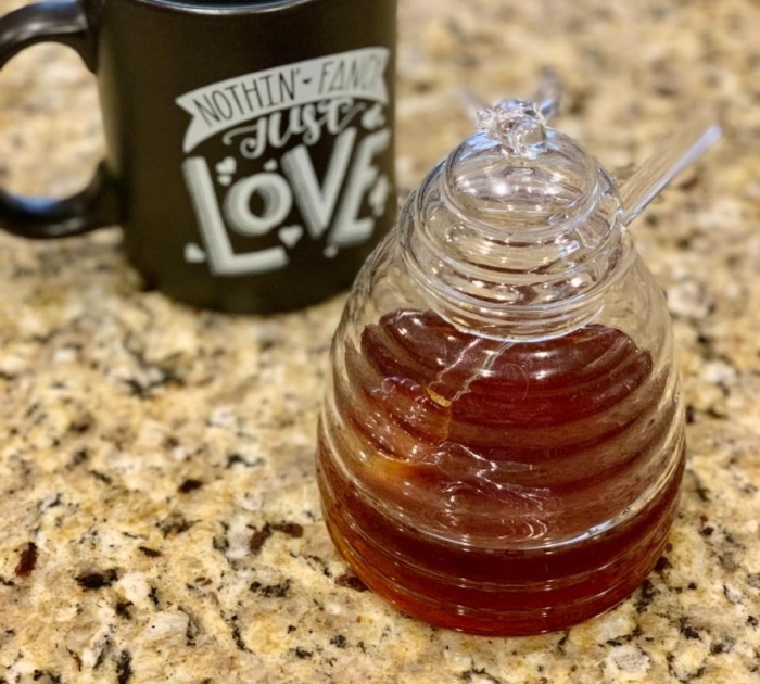 Honey, I Shrunk The Jar: A Miniature Glass Pot With A Dipper And A Dustproof Lid 