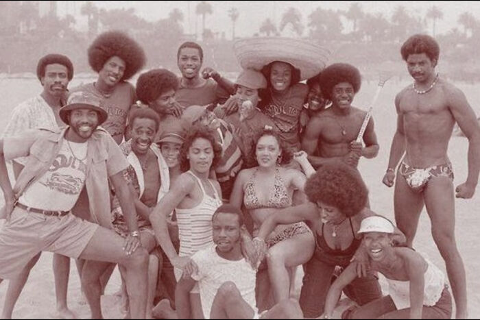 A Beach Party In The 1970s