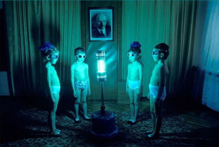 A Soviet Light Bath: An Ultraviolet Light For Children To Get Enough Vitamin D During The Long Winters Without Much Sunlight