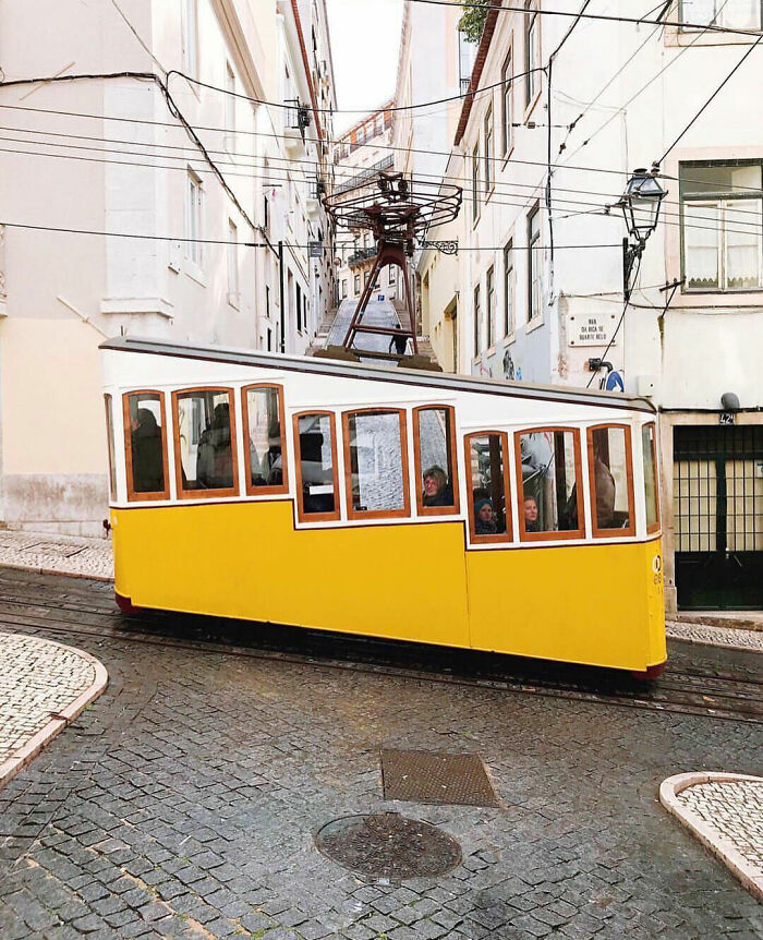 Streetcar In Lisbon, Portugal