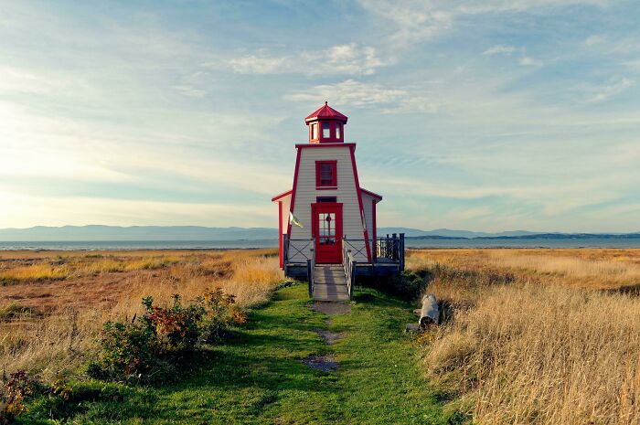 This Little Lighthouse In Kamouraska, Québec [oc]