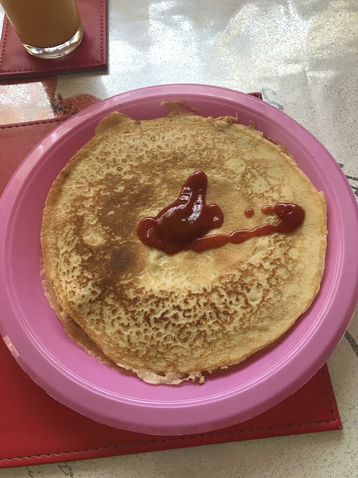 Ketchup On Pancakes Is Actually Really Good