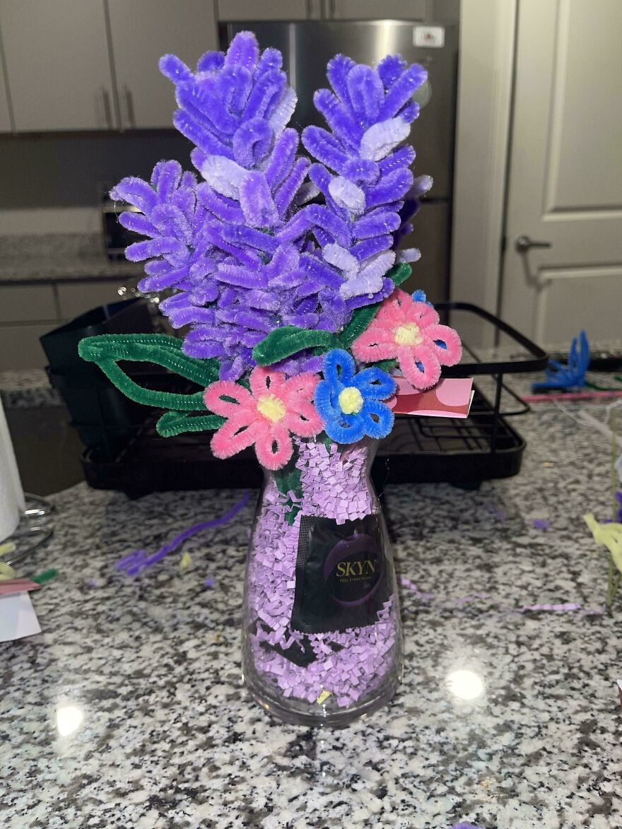 I Made A Flower Bouquet For A Boy I Like. I Think Im Going To Ask Him On A Date