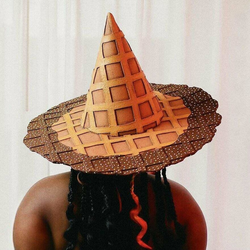 I Made An Ice Cream Cone Witch Hat! 🍦🤎