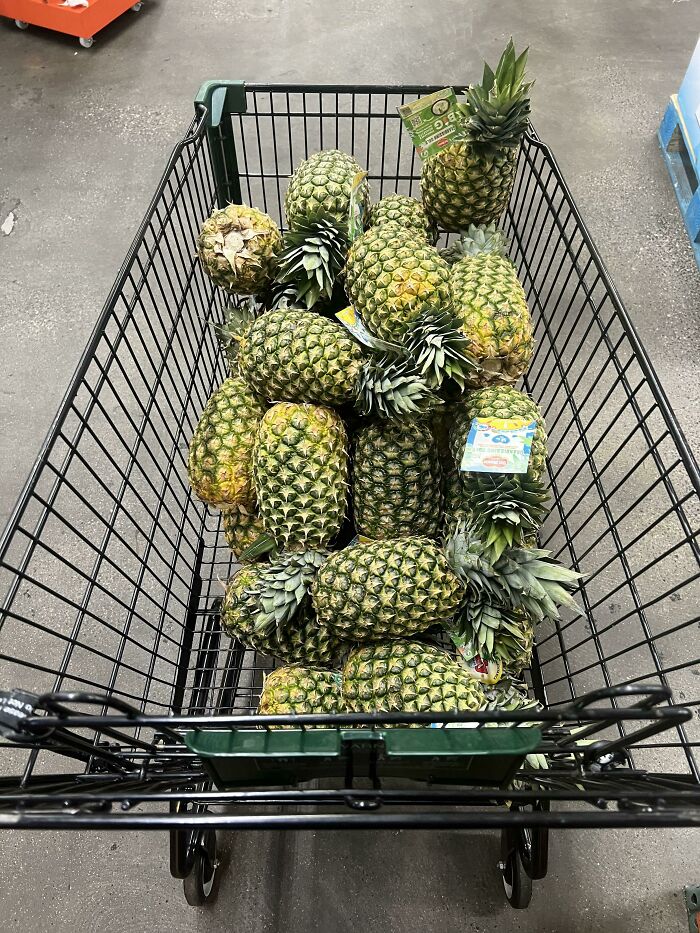 First Batch Of The Morning… 30 Pineapples