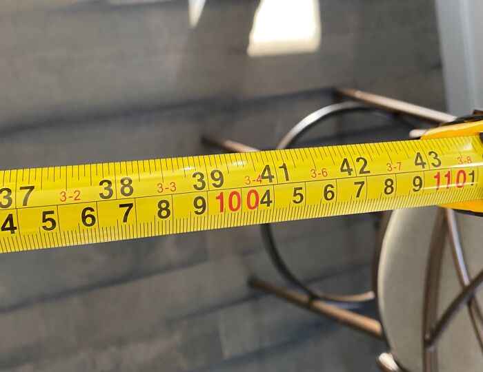 My Cheap Tape Measure Is Missing The 40-Inch Marker