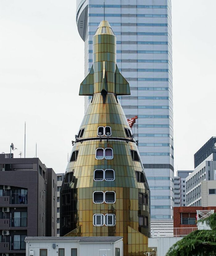 This Rocket Building In Tokyo, Japan