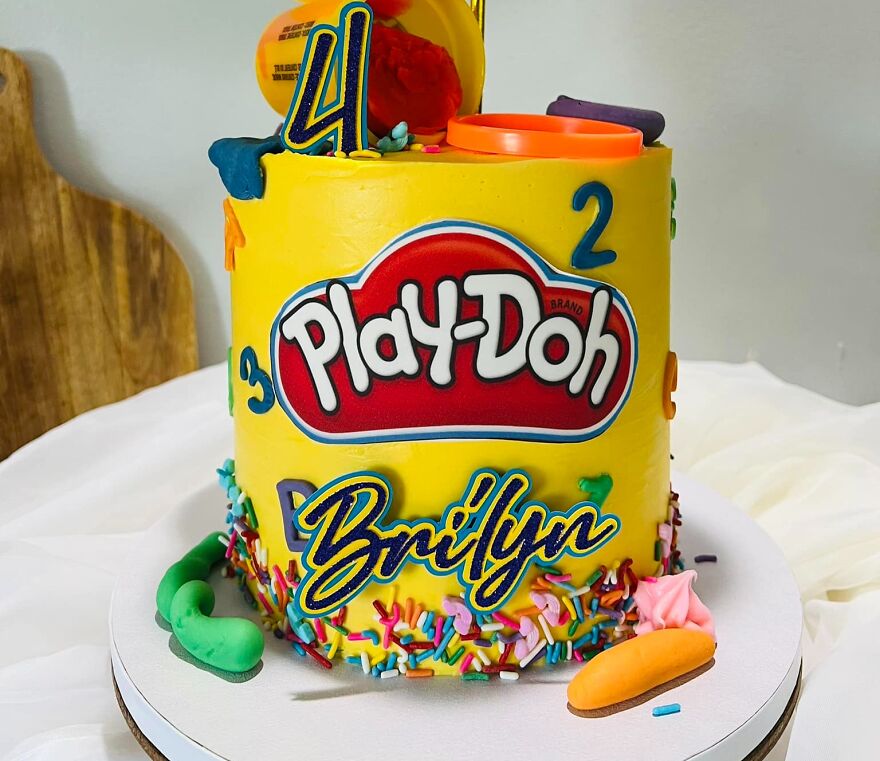 The Most Adorable Playdoh Themed Birthday Cake Ever😘
