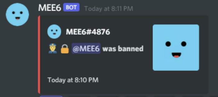Mee6 Successfully Banned Mee6