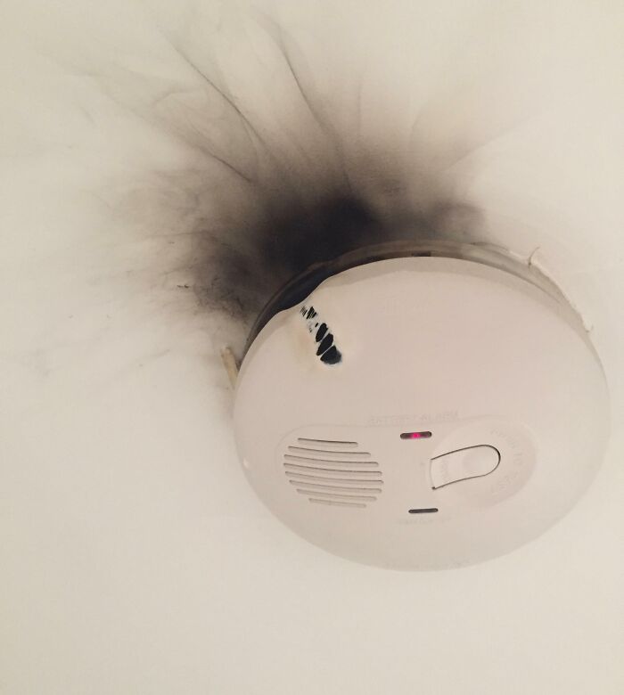 Our Smoke Detector Caught Fire