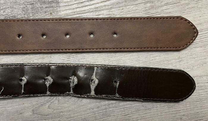 Decided To Replace My 4-Year-Old Belt Today