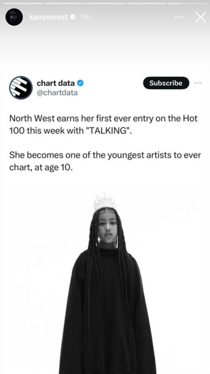 North West Becomes One Of The Youngest Artists To Enter Billboard’s Hot 100 North West Becomes One Of The Youngest Artists To Enter Billboard’s Hot 100