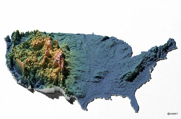 Topografía de EEUU