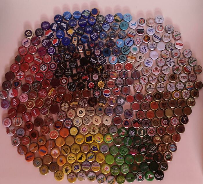 My Slowly Growing Bottle Cap Collection