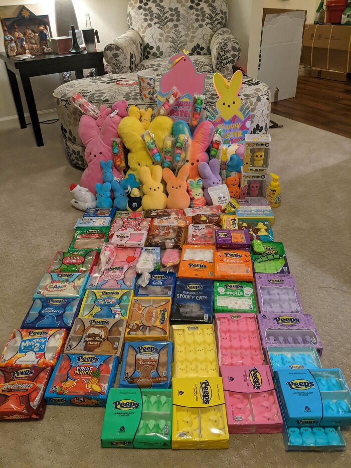 I Know This Might Not Be The Strangest Collection Y'all May Have Seen, But Here's My Peep Collection!